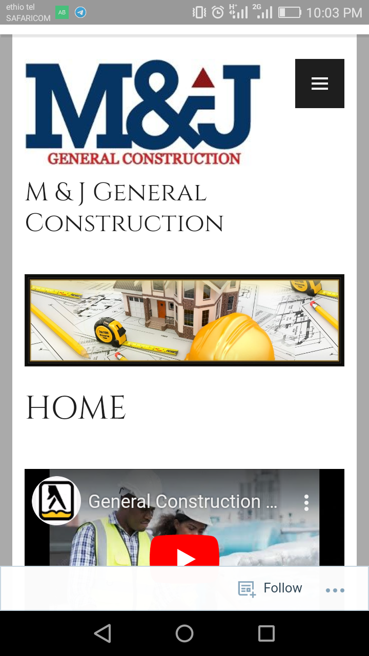M AND J GENERAL CONTRACTOR PLC