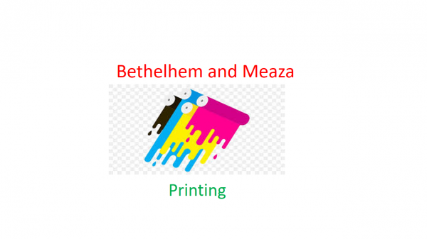 Bethelhem and Meaza Printing