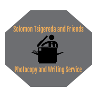 Solomon Tsigereda and Friends Potocopy and Writing Service